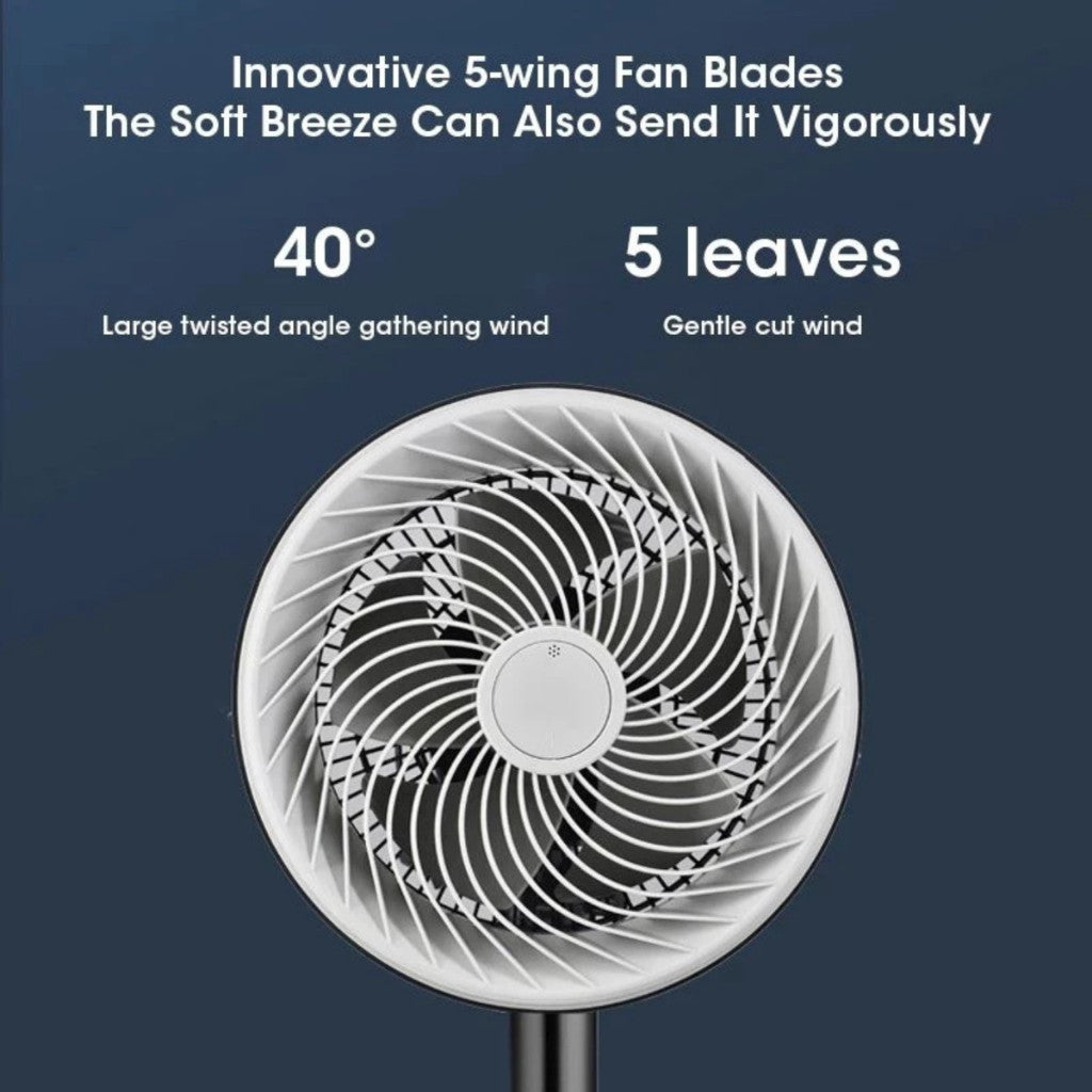 NUVEX Crazy Fan Air Circulator – Adjustable Stand & Table Fan