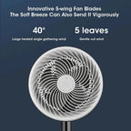 NUVEX Crazy Fan Air Circulator – Adjustable Stand & Table Fan