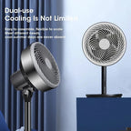 NUVEX Crazy Fan Air Circulator – Adjustable Stand & Table Fan